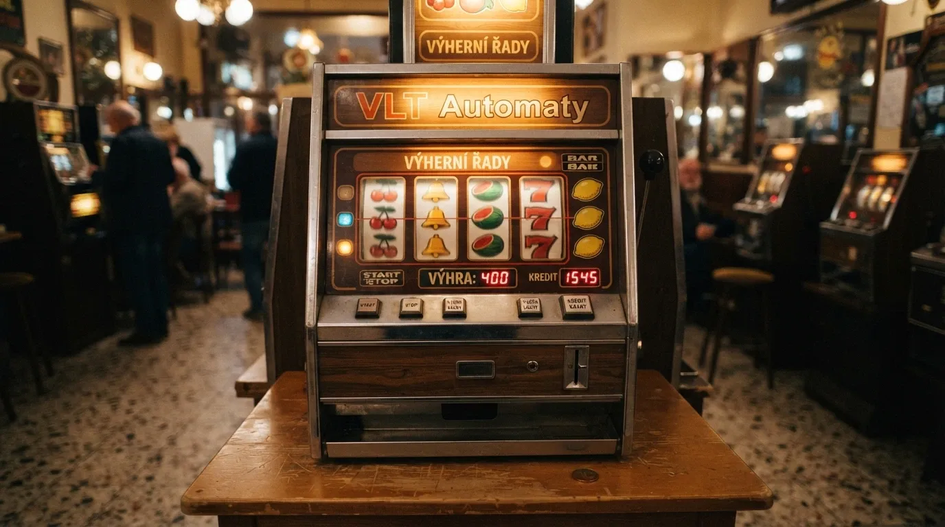 Ukázka automatu od českého výrobce e-gaming s ovocnými symboly a klasickým designem