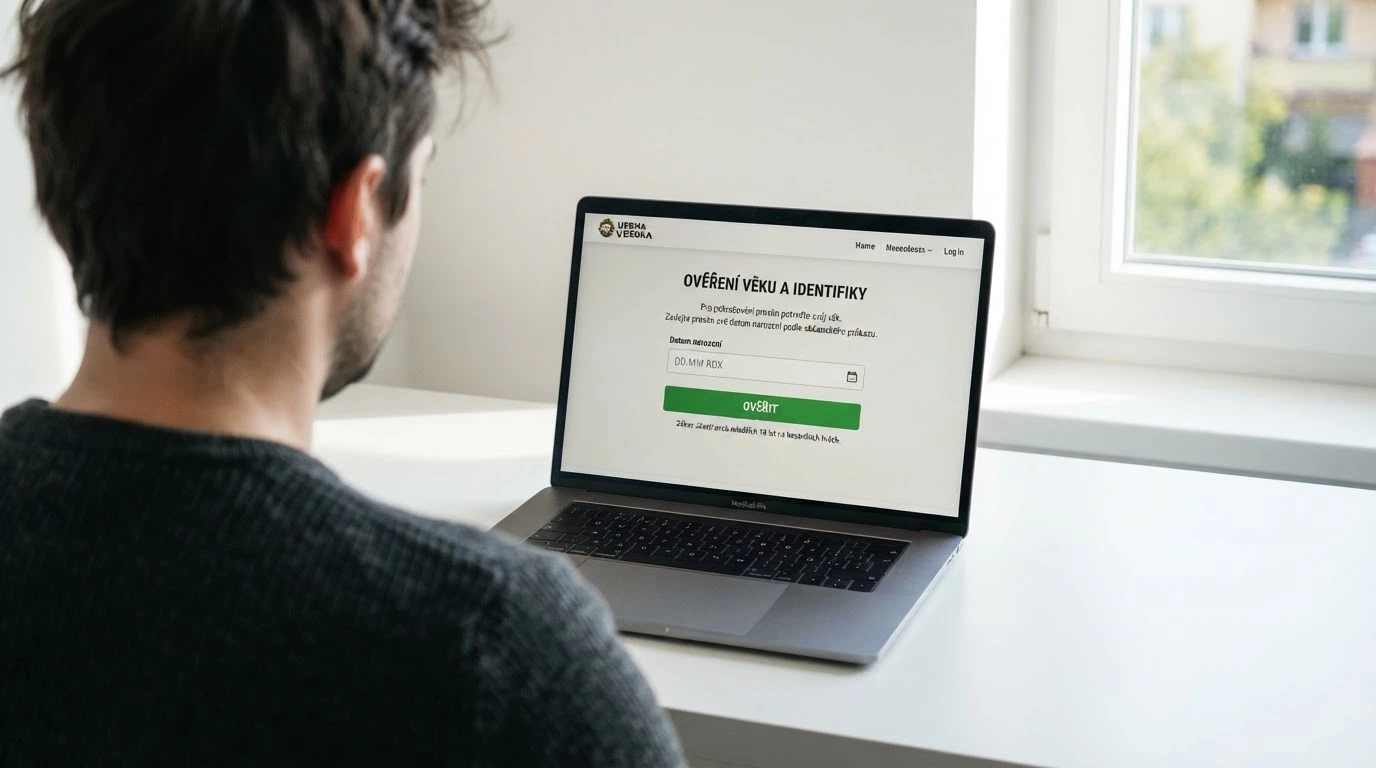 Úřední dokument s razítkem — symbol licence Ministerstva financí ČR pro online casina