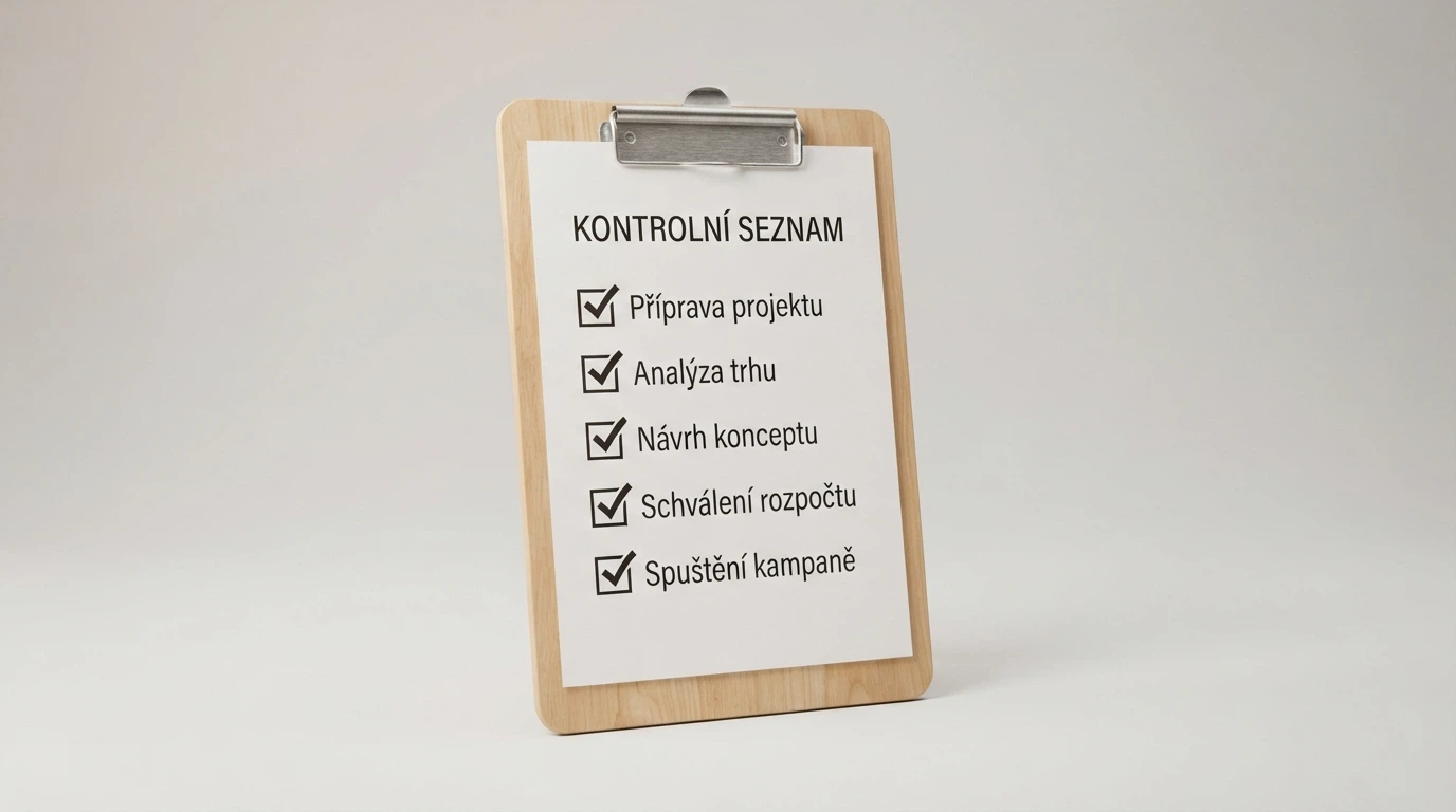 Checklist s odškrtnutými položkami — licence, bonusy, kryptoměny, historie provozovatele, hráčské recenze