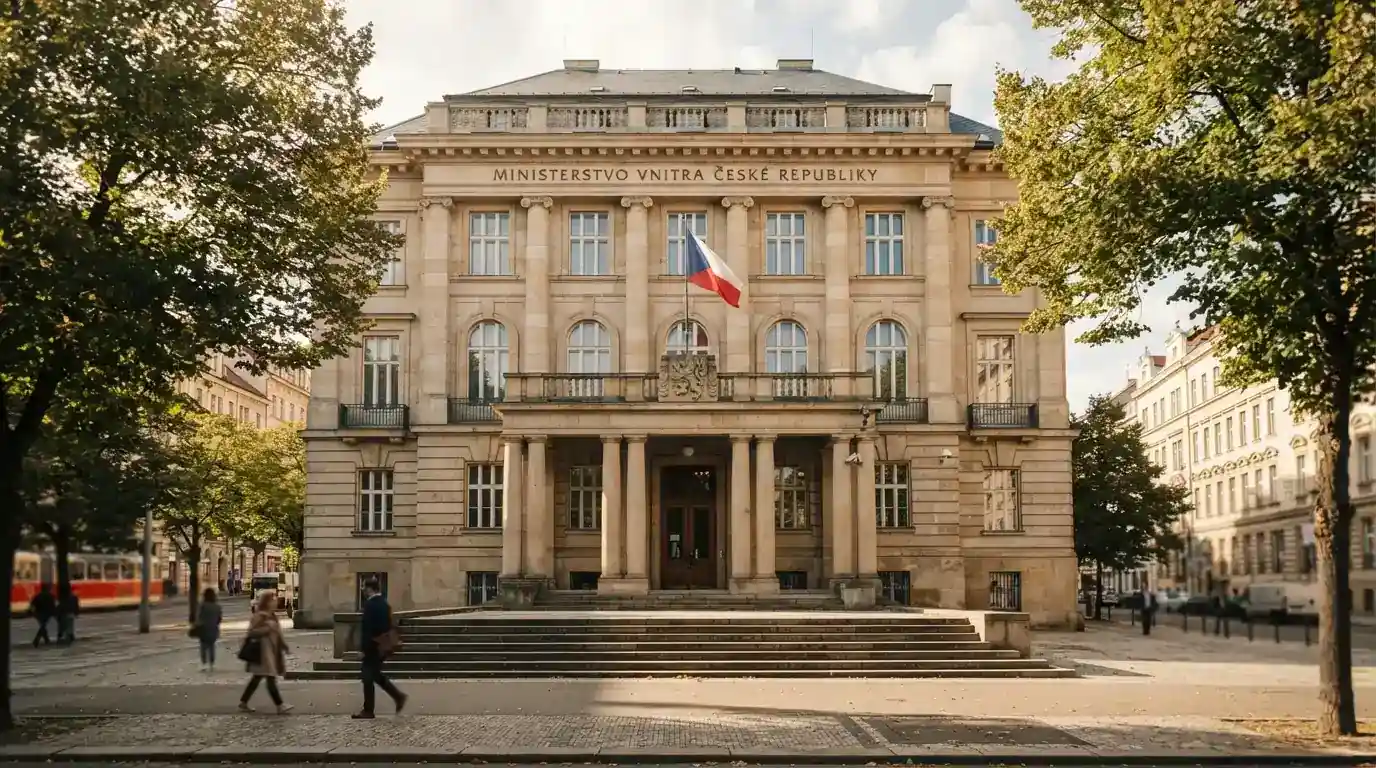 Oficiální budova Ministerstva financí ČR na Letné — sídlo orgánu, který uděluje licence hazardním provozovatelům