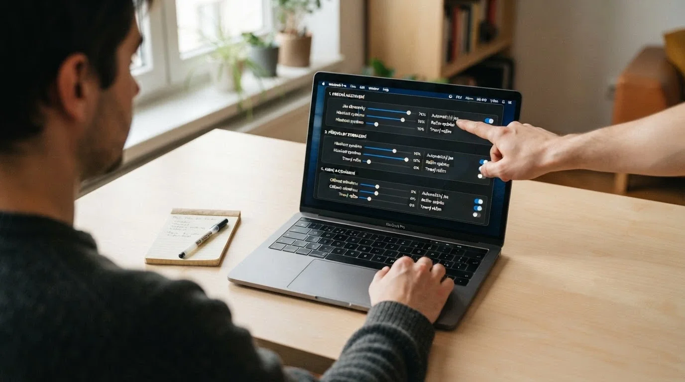 Ukázka nastavení herních limitů v uživatelském rozhraní online casina